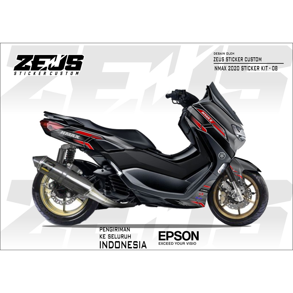 Zeus Decal Sticker - Stiker Dekal Nmax 2020 08