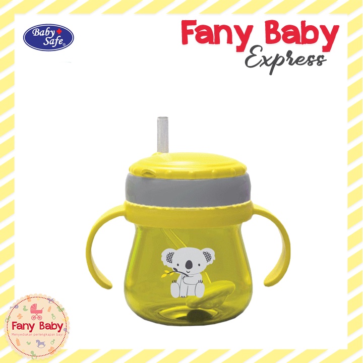 BABY SAFE STRAW CUP BOTTLE 250ML / JP019