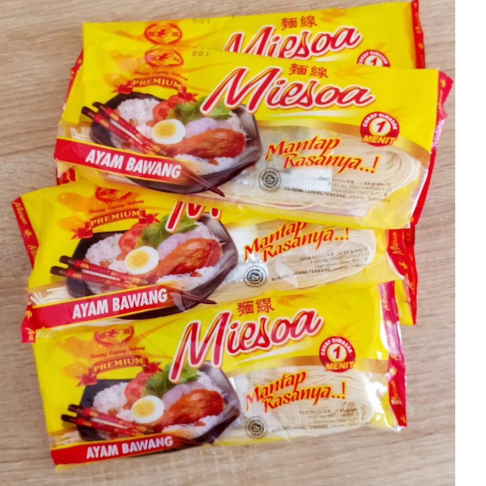 

SPESIAL DISKON Misua Ayam Bawang Cap Burung Layang Terbang 65 Gram