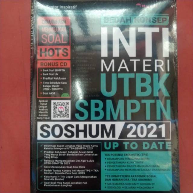 Jual BUKU UTBK SBMPTN: BEDAH KONSEP INTI MATERI UTBK SBMPTN SOSHUM 2021 ...