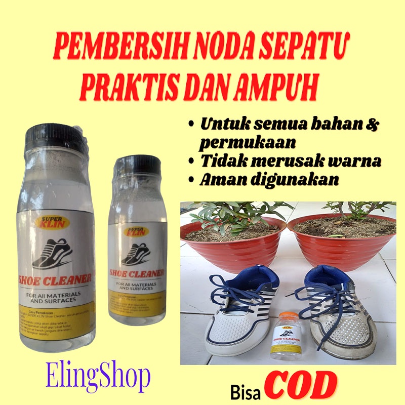 PAKET 2 BOTOL CAIRAN PEMBERSIH SEPATU SHOE SHOES CLEANER