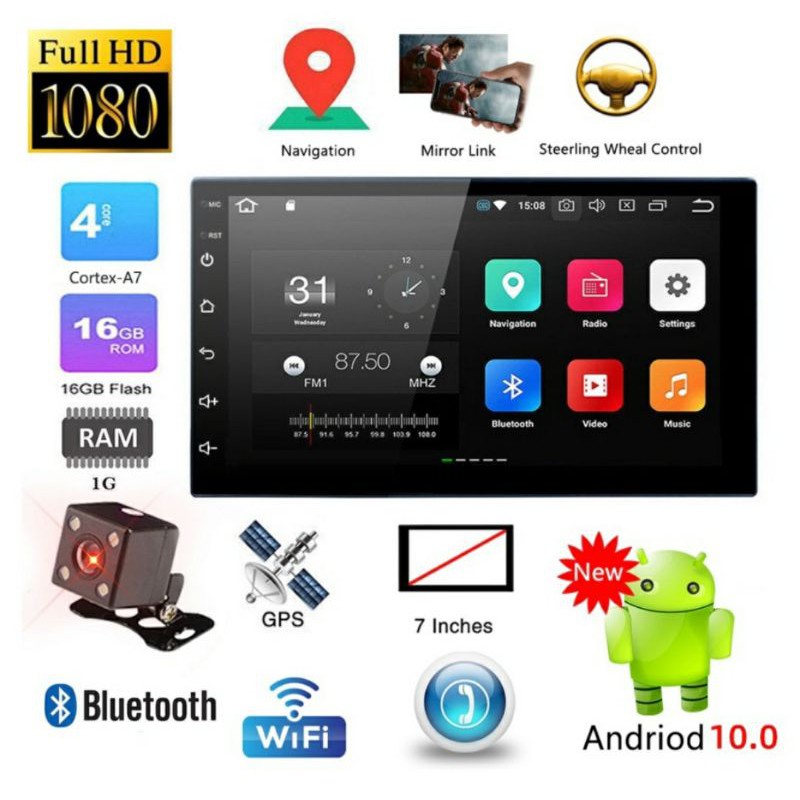 Car MP5 Player Touch Screen Stereo Radio Bluetooth