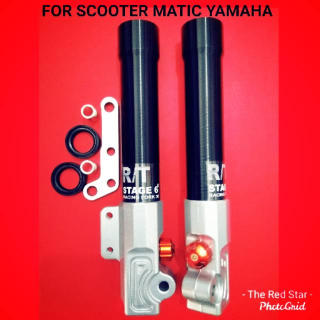 Tabung Bottom Shock Depan Model RT STAGE Yamaha Mio Sporty Mio Soul Mio J Mio GT Soul GT M3