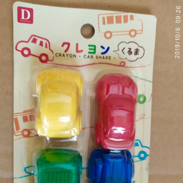 

Crayon Car Shaped