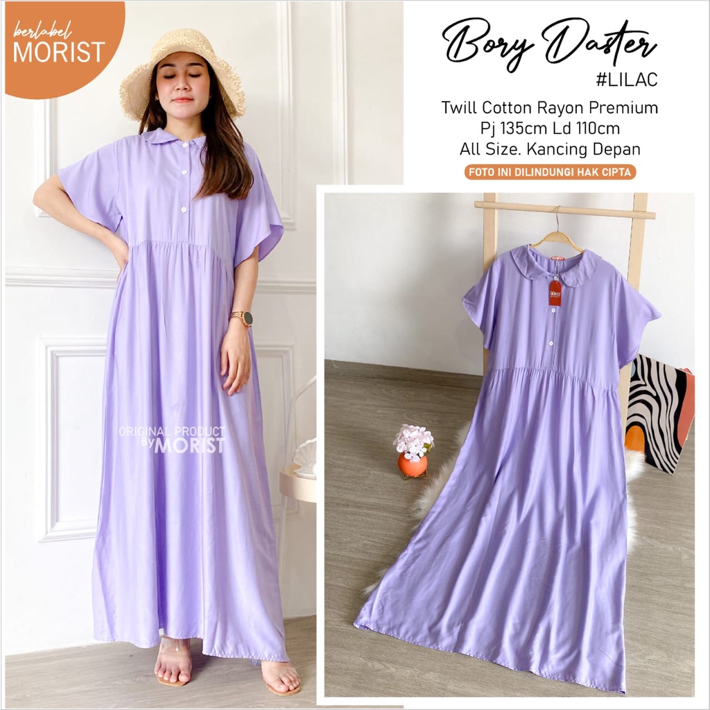 DASTER POLOS BORY #LILAC BY MORIST