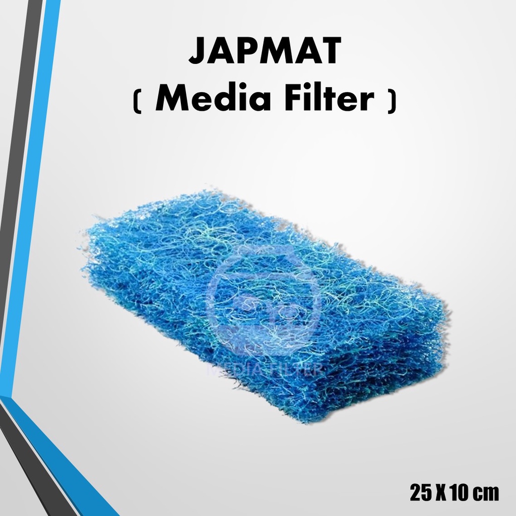 Jual Japmat media filter kolam koi dan aquarium ukuran 25 X 15 Cm