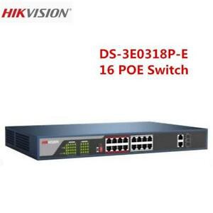 HIKVISION Switch Hub POE DS-3E0318P-E 16port POE