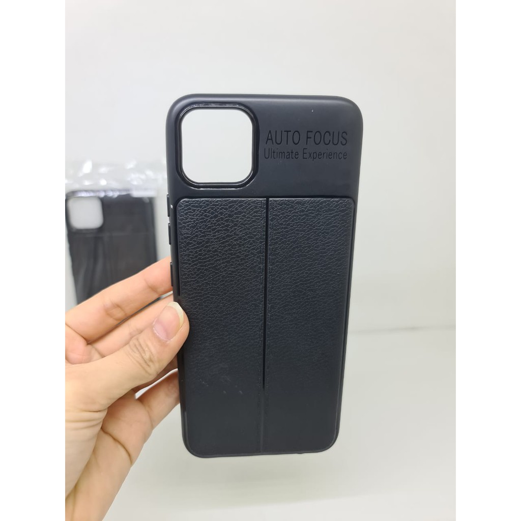 Auto Fokus Realme C11 6.5 inchi Leather Soft Case REALME C11 AUTOFOCUS Motif Kulit Jeruk