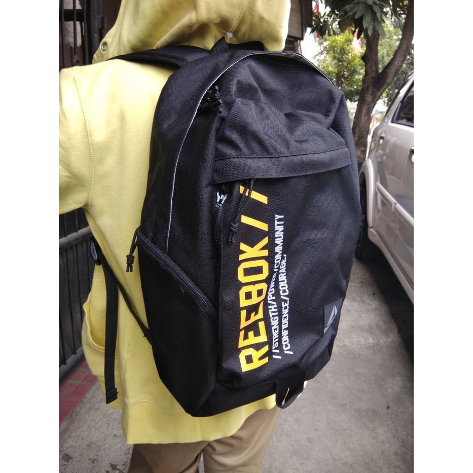 SALE Asli REEBOK Original. Motion Blk. Backpack. Tas Ransel Punggung Sporty