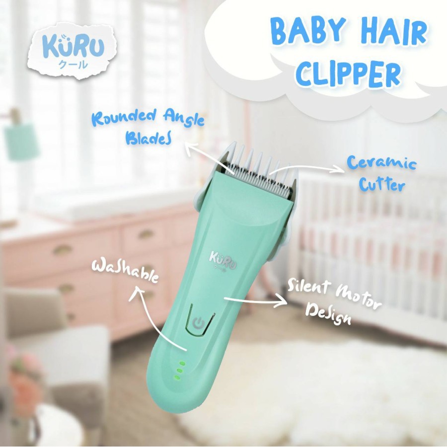 KURU Electric Baby Hair Clipper - Alat Cukur Rambut Bayi Elektrik