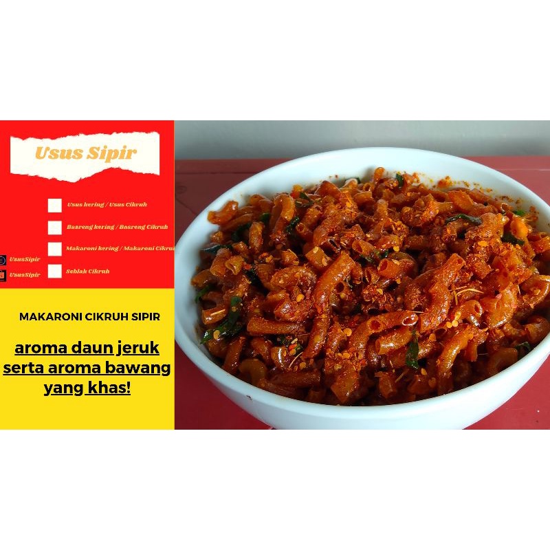 

MAKARONI CIKRUH PEDAS MAKARONI PEDAS MAKARONI BANDUNG