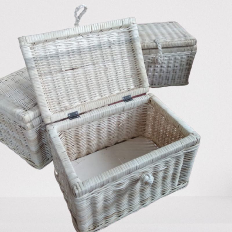 Keranjang Sepeda Rotan Kunci /Keranjang Buah /Keranjang Motor /Keranjang C70 /Vespa