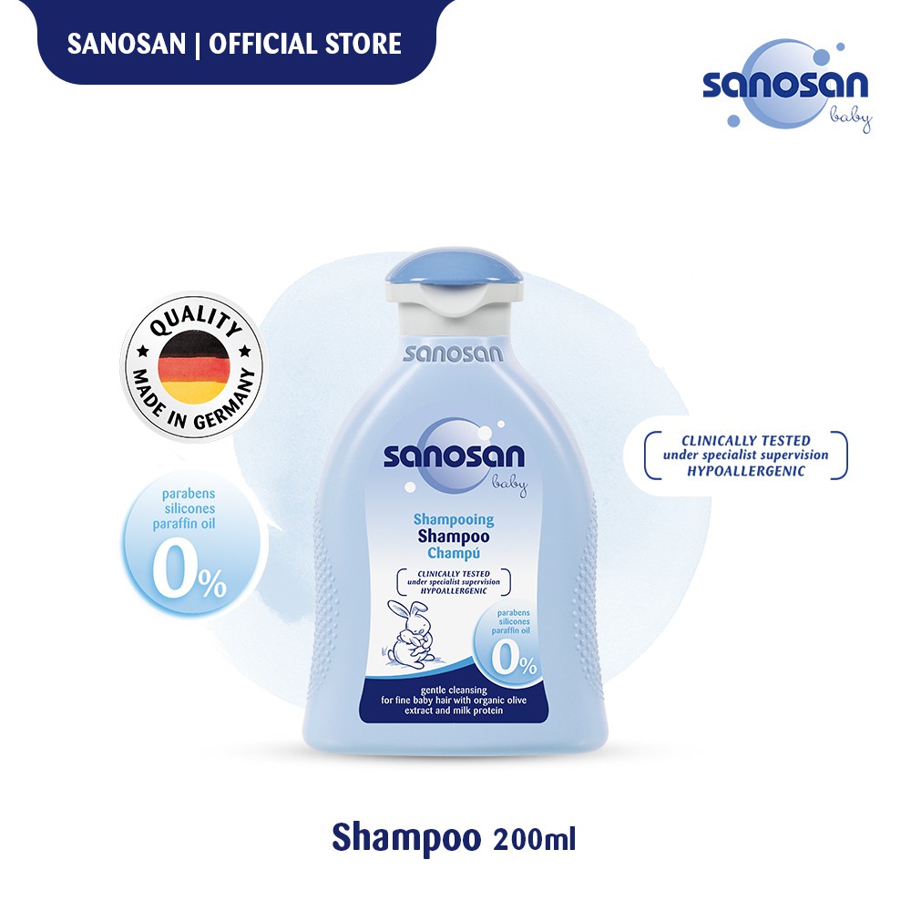 SANOSAN Baby Shampoo 200ml - Shampo Bayi