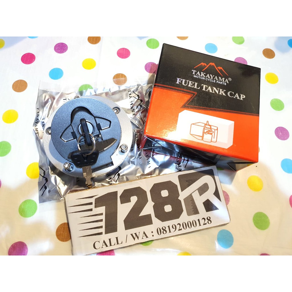 Tutup Tangki Fuel Cap Yamaha Scorpio G Steko Stero Vixion New R15 V2 Merk Takayama
