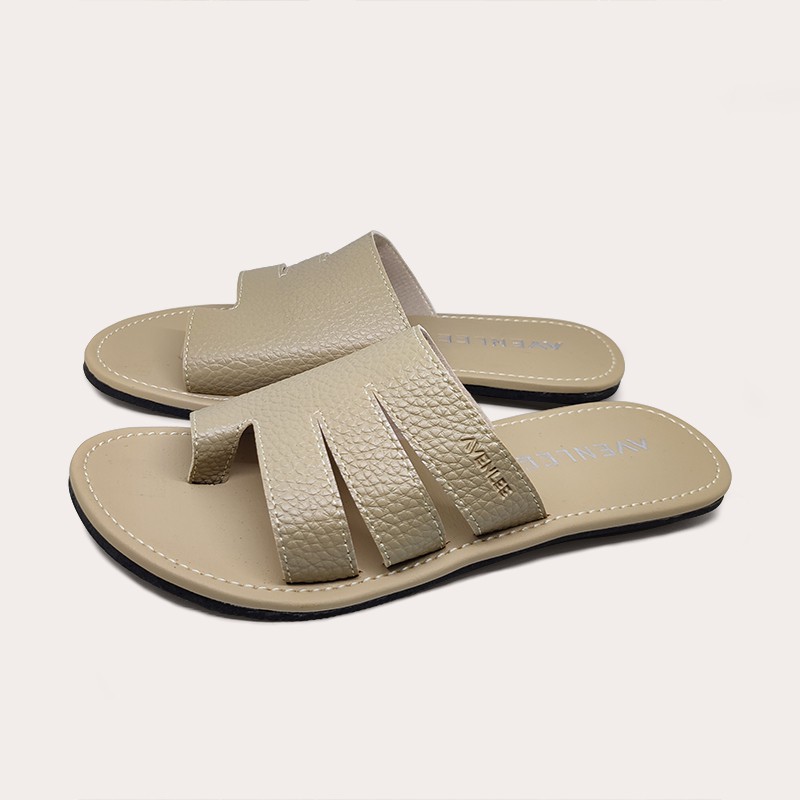 Sandal Wanita Jepit Jempol Papirut Motif Kulit Jeruk Sol Karet Anti Licin Avenlee Iris-8