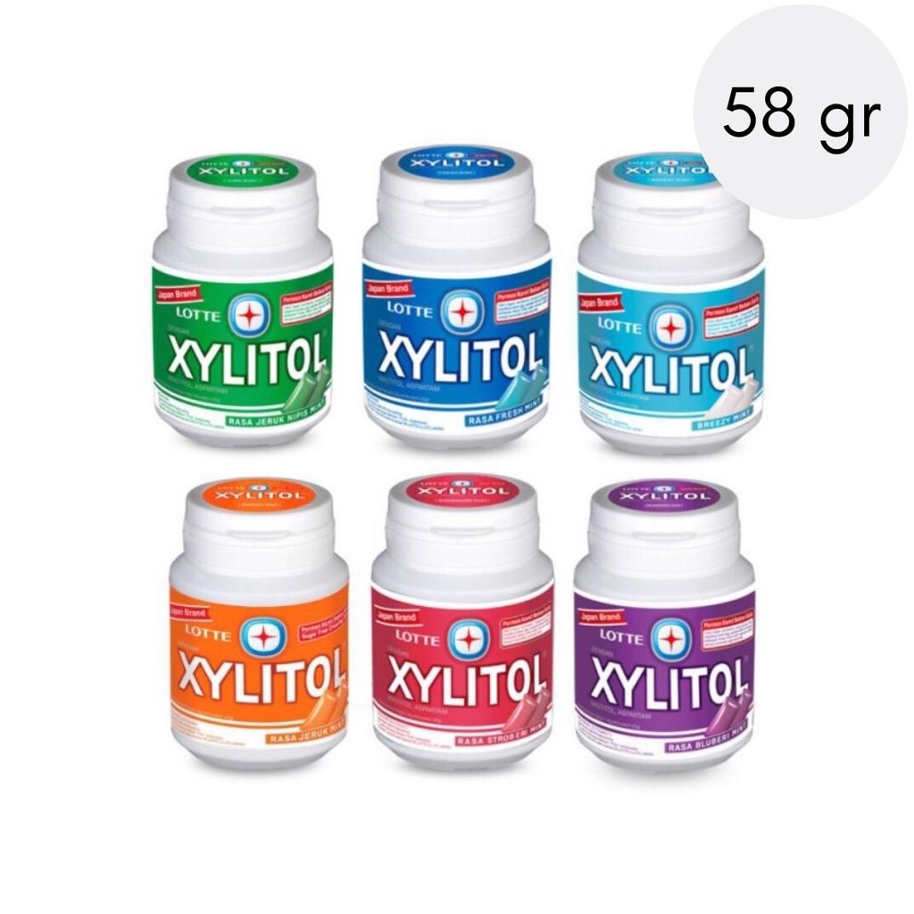 

Lotte Xylitol Permen Karet Bebas Gula isi 40 butir 58 gr