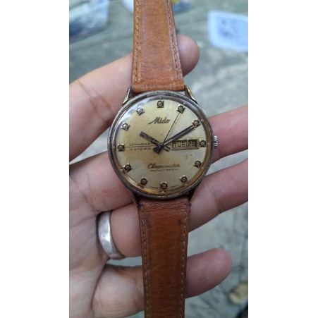 jam tangan mido commander datoday second bekas original