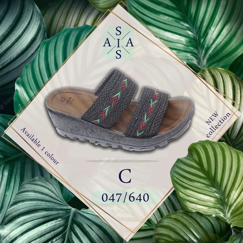 Promo Buy 1 Get 1 sandal wedges sol 5 cm.NEW COLLECTION SENDAL WANITA IMPORT SENDAL TURKI ORIGINAL S