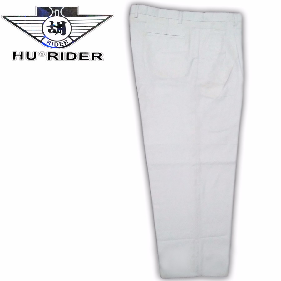 Celana panjang bahan katun putih /celana pria (30-38)