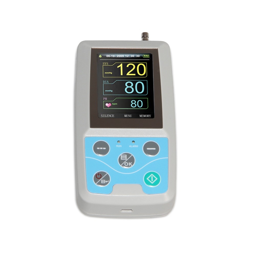 PREORDER 24H Ambulatory Blood Pressure Monitor USB PC Perangkat Lunak Baru CONTEC ABPM50 Satu