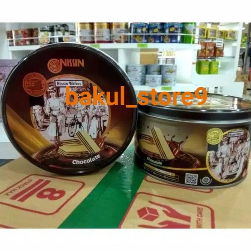Nissin Wafer Chocolate 200 Gr Kaleng