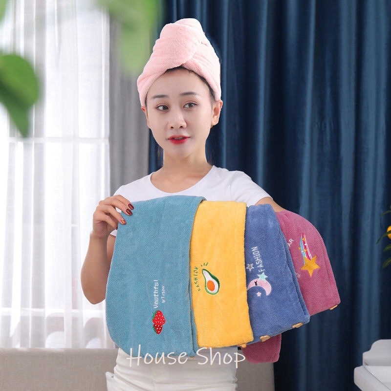 HS-0067 Handuk Keramas Cepat Kering Magic Towel-Handuk Keramas Microfiber-Handuk Keramas Kepala Magic