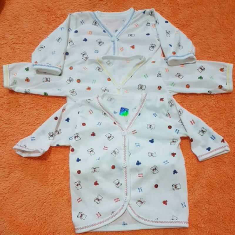 Baju bis putih Fullprint (panjang)