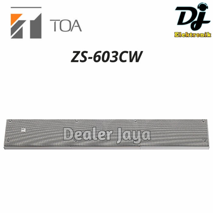 Speaker Column TOA ZS-603CW / ZS 603 CW / ZS 603CW / ZS603CW - 60W (Hitam & Putih)