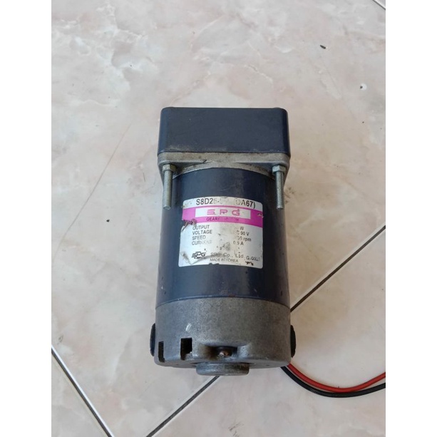 Motor Dc Gearbox SPG 90V 25W 3000Rpm Ratio 1:3