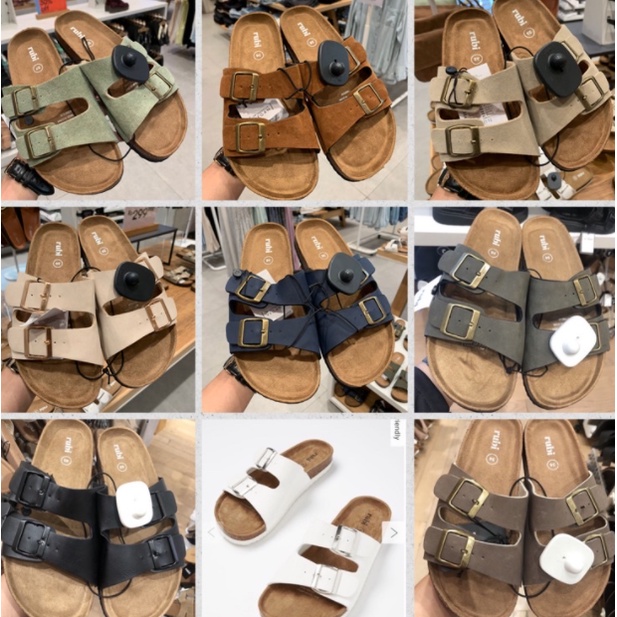 Sandal Slip Rubi - Rex Double Buckle Slide