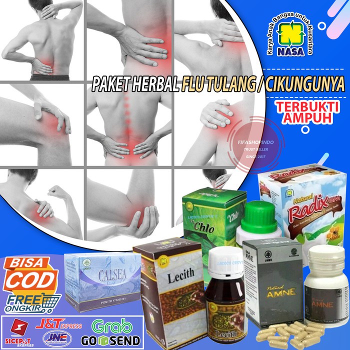 OBAT HERBAL FLU TULANG NASA PAKET PENGOBATAN CIKUNGUNYA NYERI SENDI