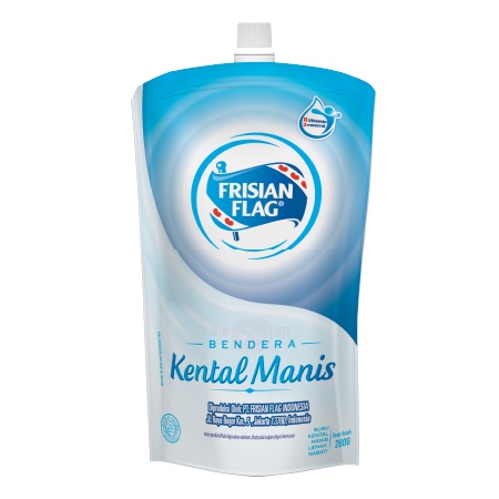 

Frisian Flag Bendera Susu Krimer Kental Manis Putih Pouch 280gr