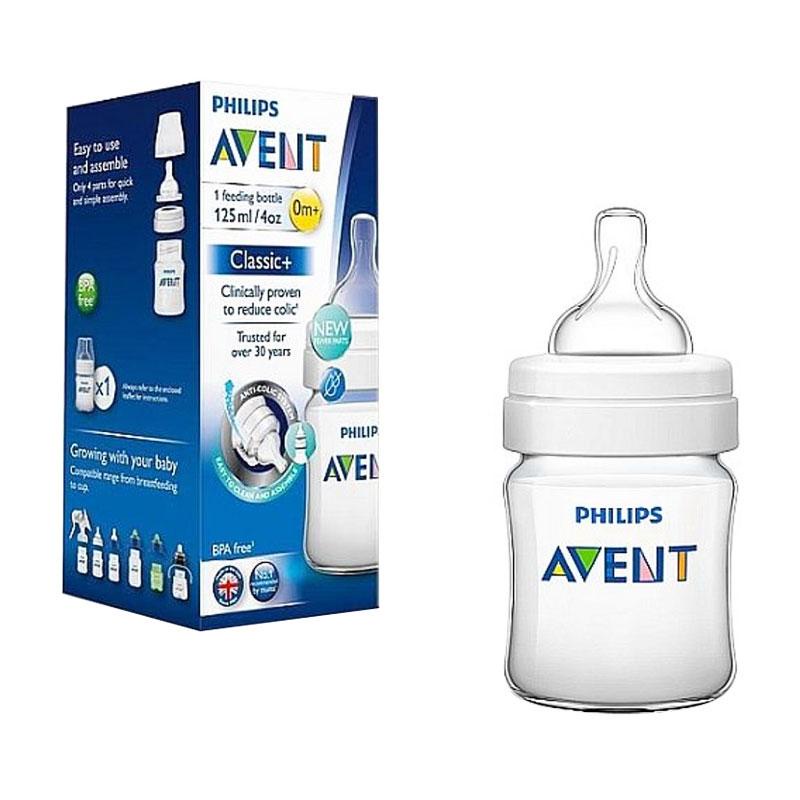 Philips Avent Classic+ Single Pack Bottle 0m+ 125ml