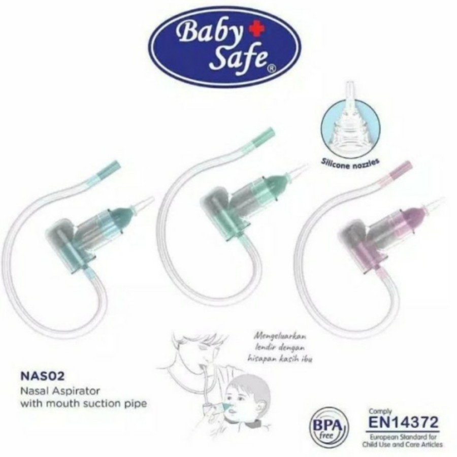 Baby Safe Nasal Aspirator With Mouth Suction Pipe