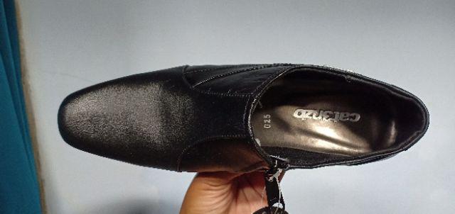 Sepatu Formal / Pantofel / Kerja Wanita Kulit Hitam Catenzo Us 025 Ori