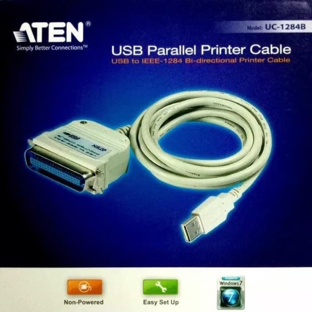 Kabel Printer Aten UC-1284B USB - parallel (LPT) Printer Cable