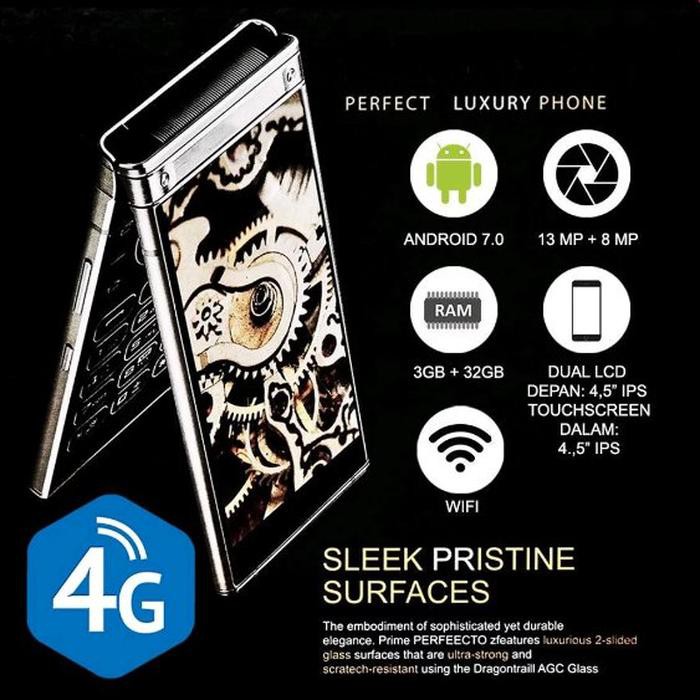 Handphone Flip Lipat Blackberry Bisa m Wa New Original 100 Garansi Mewah Elegan Exclusive Shopee Indonesia