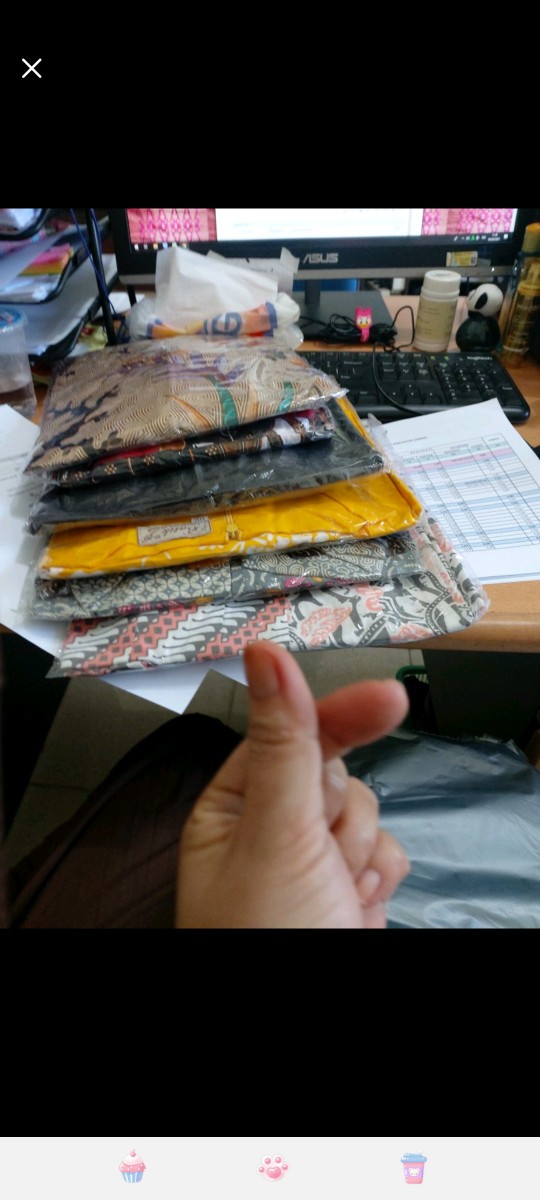 Temukan Atasan Batik Dolby Dolbi Dobby Doby Tenun Sutra Tulis Halus Katun Atbm