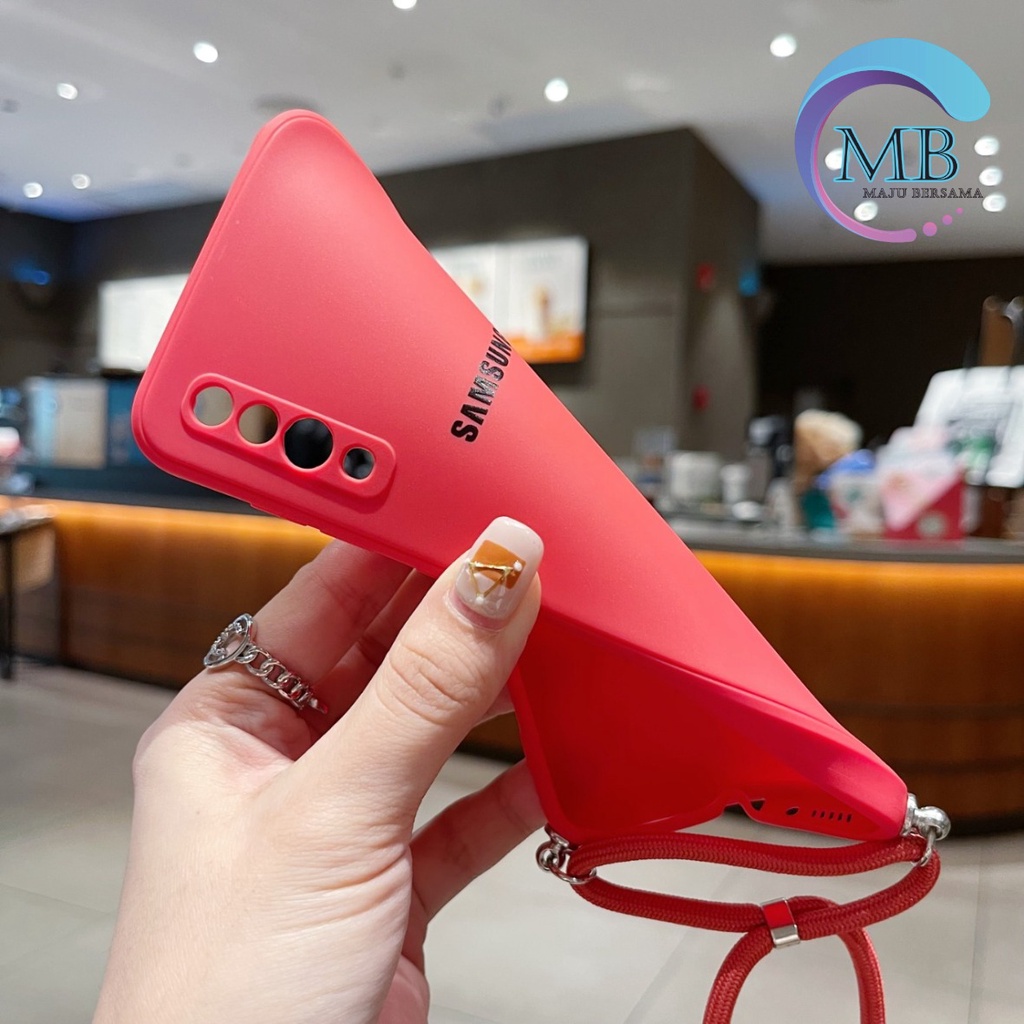 SOFTCASE SLINGCASE ORIGINAL SILIKON PELINDUNG KAMERA SAMSUNG A03 CORE A50 A50S A52 A30S A750 A7 2018 S10 S10+ MB2185