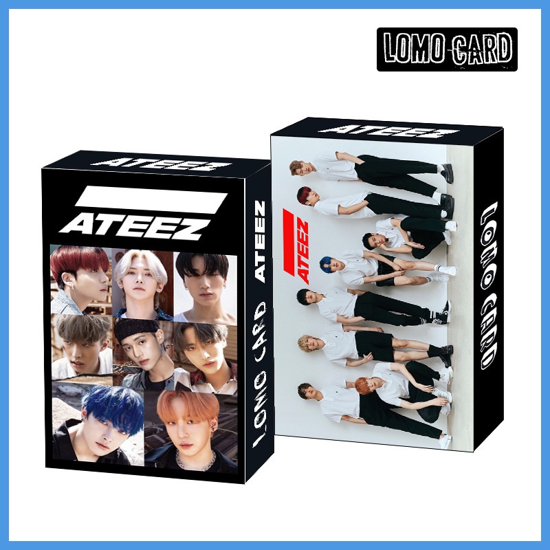 30pcs / set Kartu LOMO Foto Kpop TWICE NCT ASTRO EXO ATEEZ