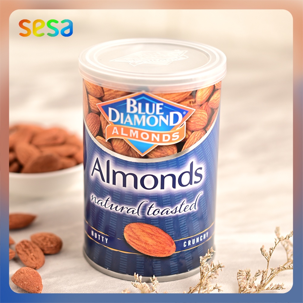 

BLUE DIAMOND Almonds Natural Toasted 130gr - Kacang Almond Snack Cemilan