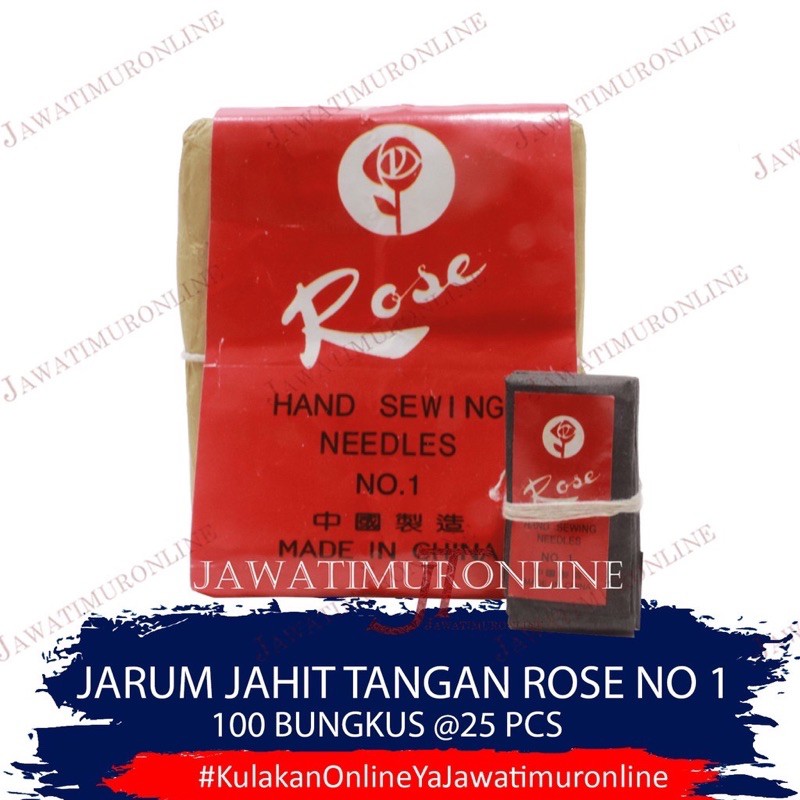 Jarum Jahit Rose Besar - Jarum Tangan Rose no 1