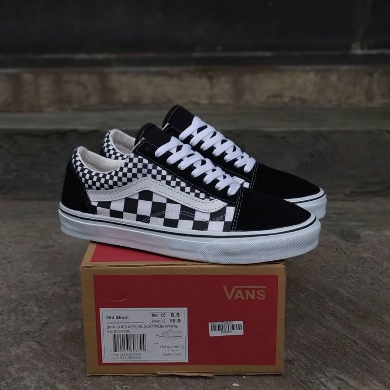 Vans Old Skool Mix Checker Black True White