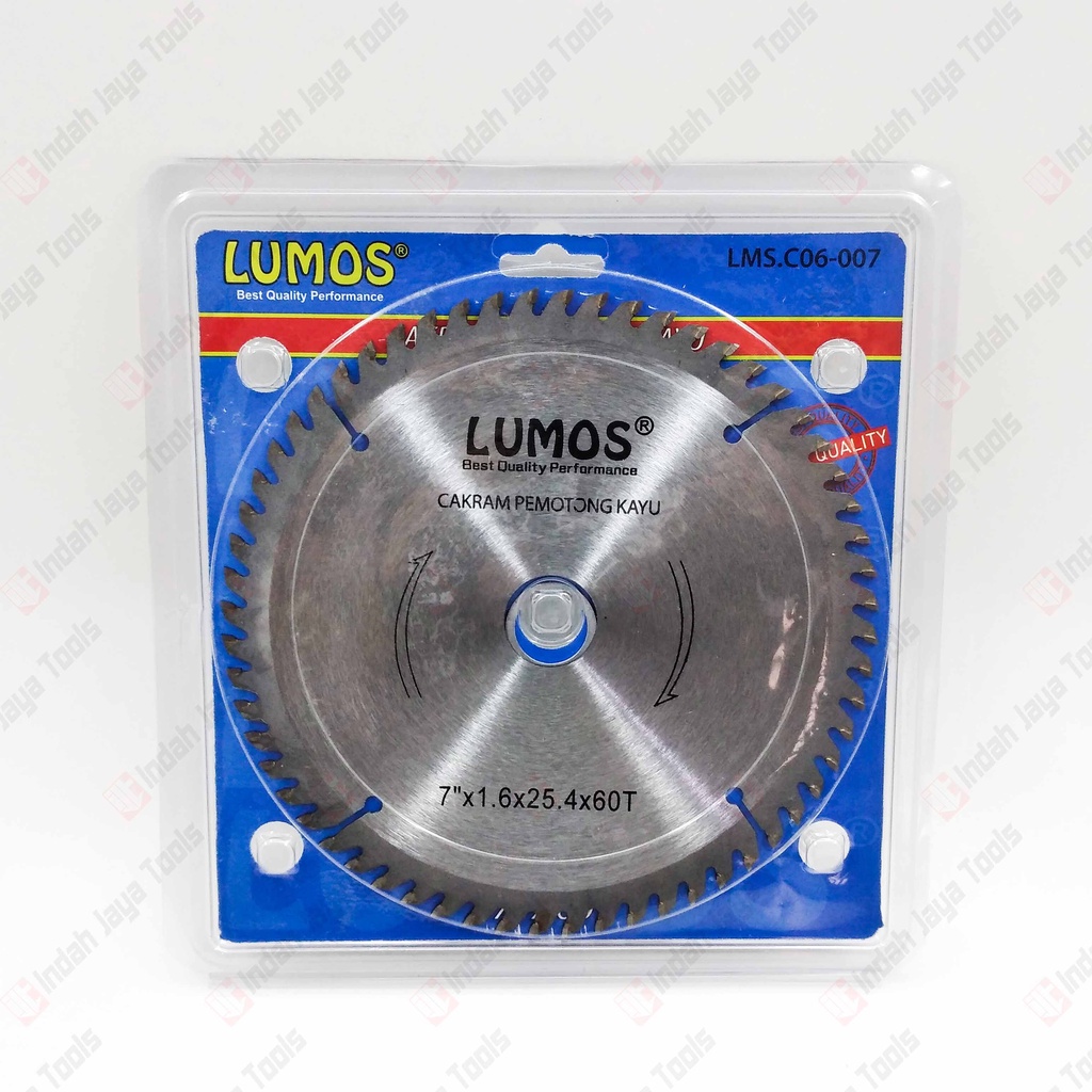 LUMOS 7 X 60T Circular Saw Blade - Mata Pisau Potong Gergaji Kayu Wood