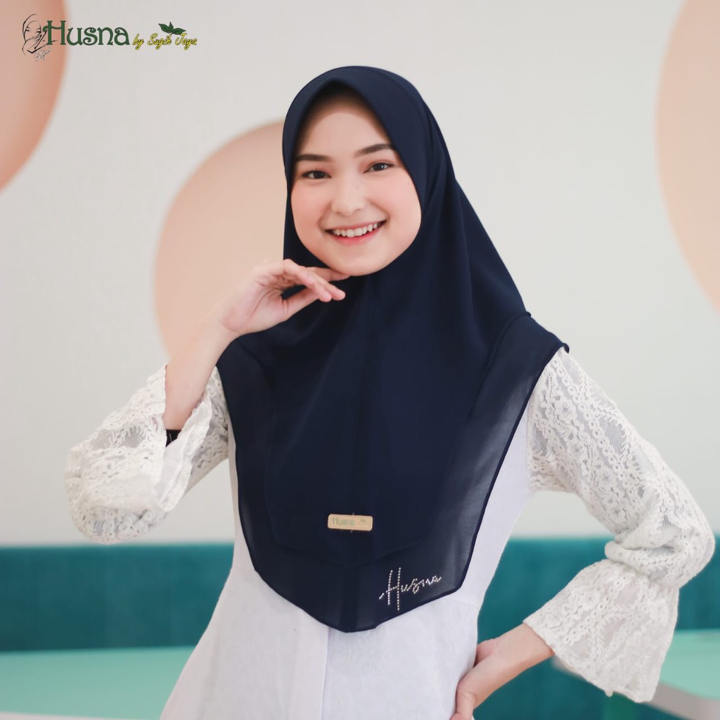 Husna Khimar Mini Ziggy Swarovski Ceruty Babydoll