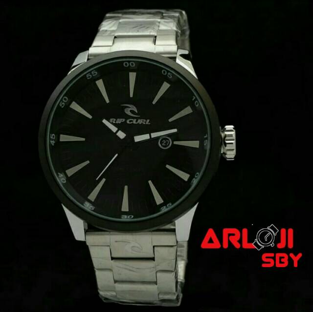 Jam tangan pria Ripcurl Recon gold tanggal aktif