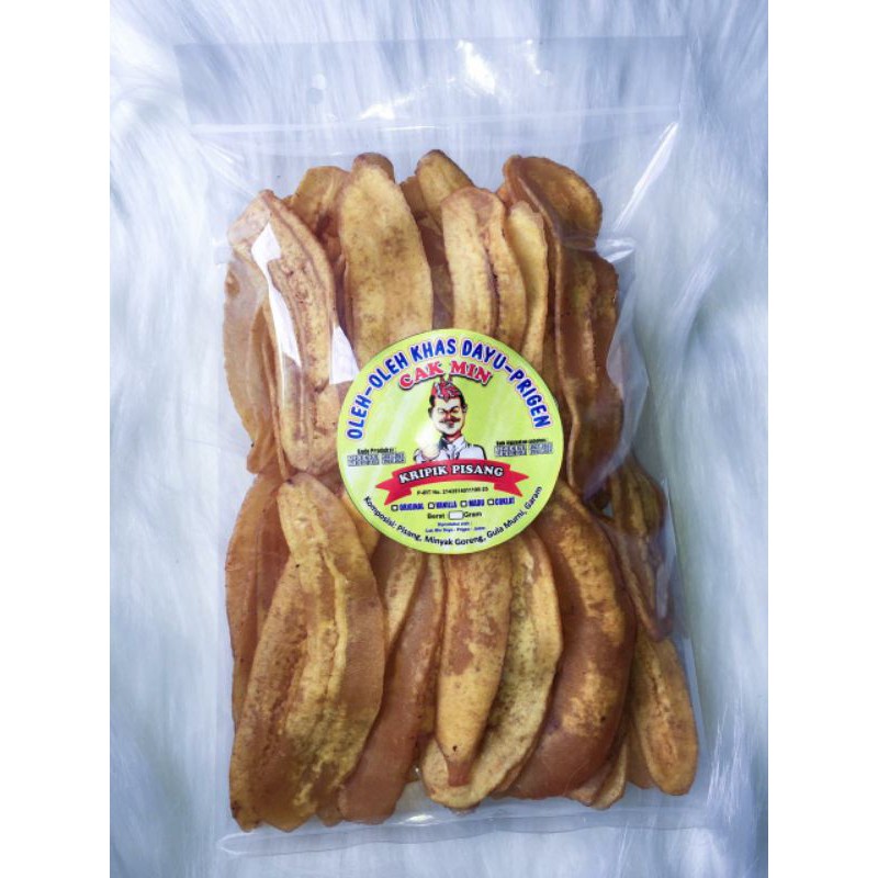 

Keripik Pisang Panjang Rasa Original/Asin 200gr