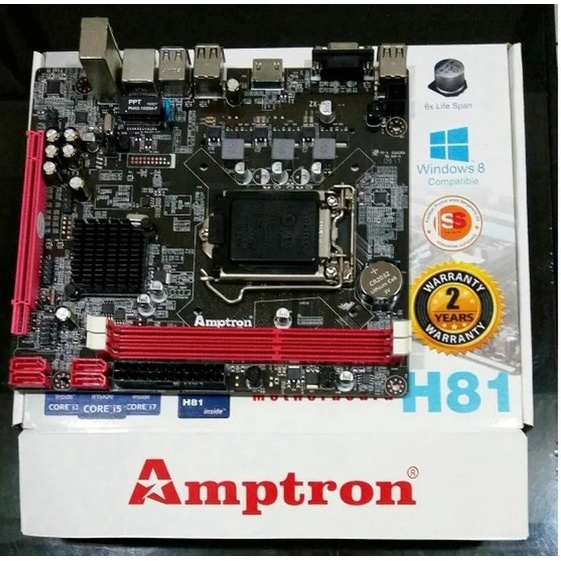 Motherboard Amptron Intel H81 LGA1150 DDR3