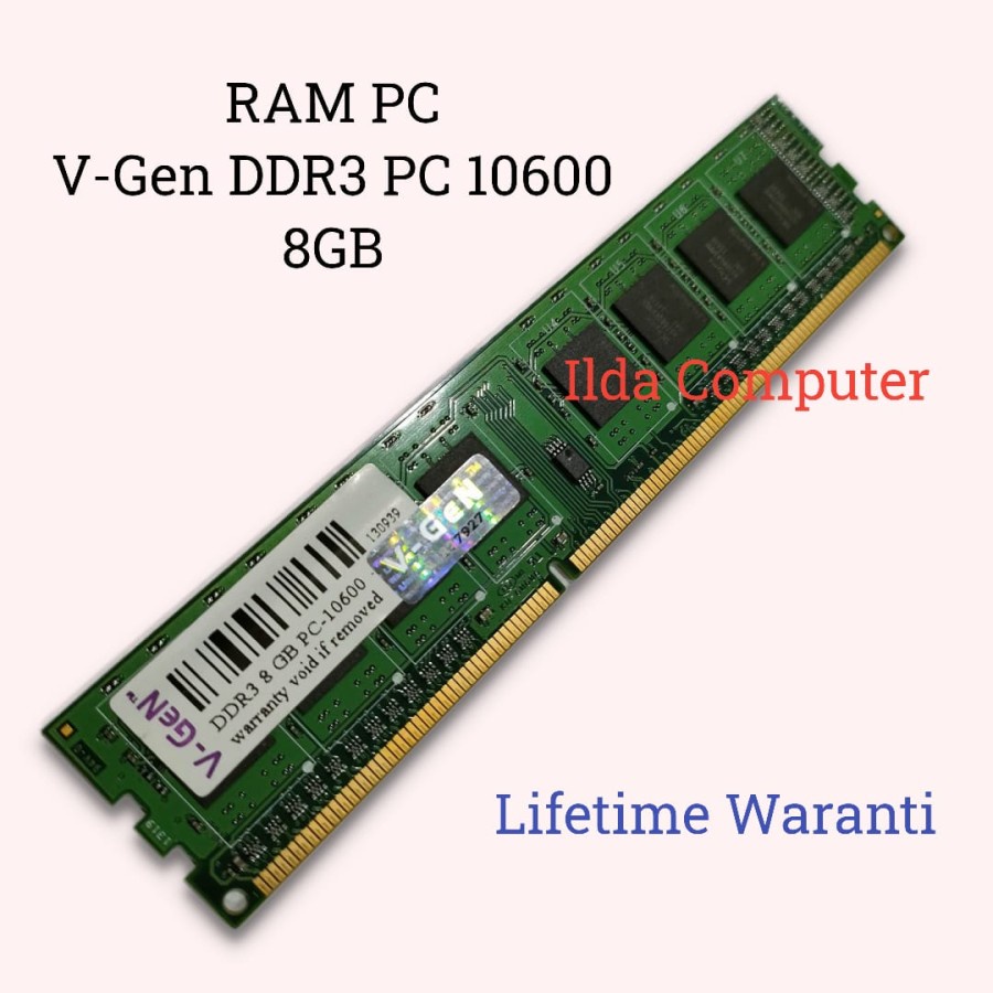 Memory RAM PC VGEN DDR3 8 GB PC 10600 MHz