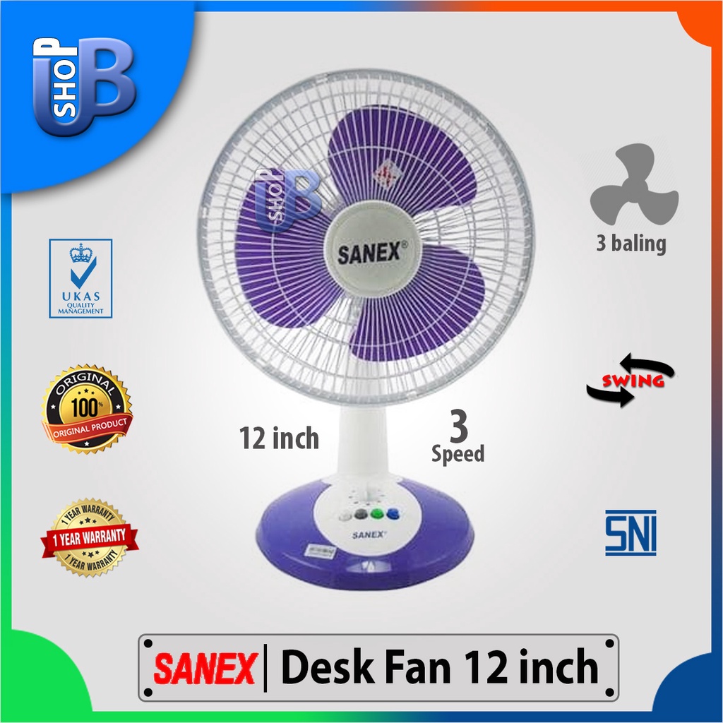 Kipas Angin Meja SANEX 12 Inch Kipas Lantai Desk Fan Sanex 12 inch